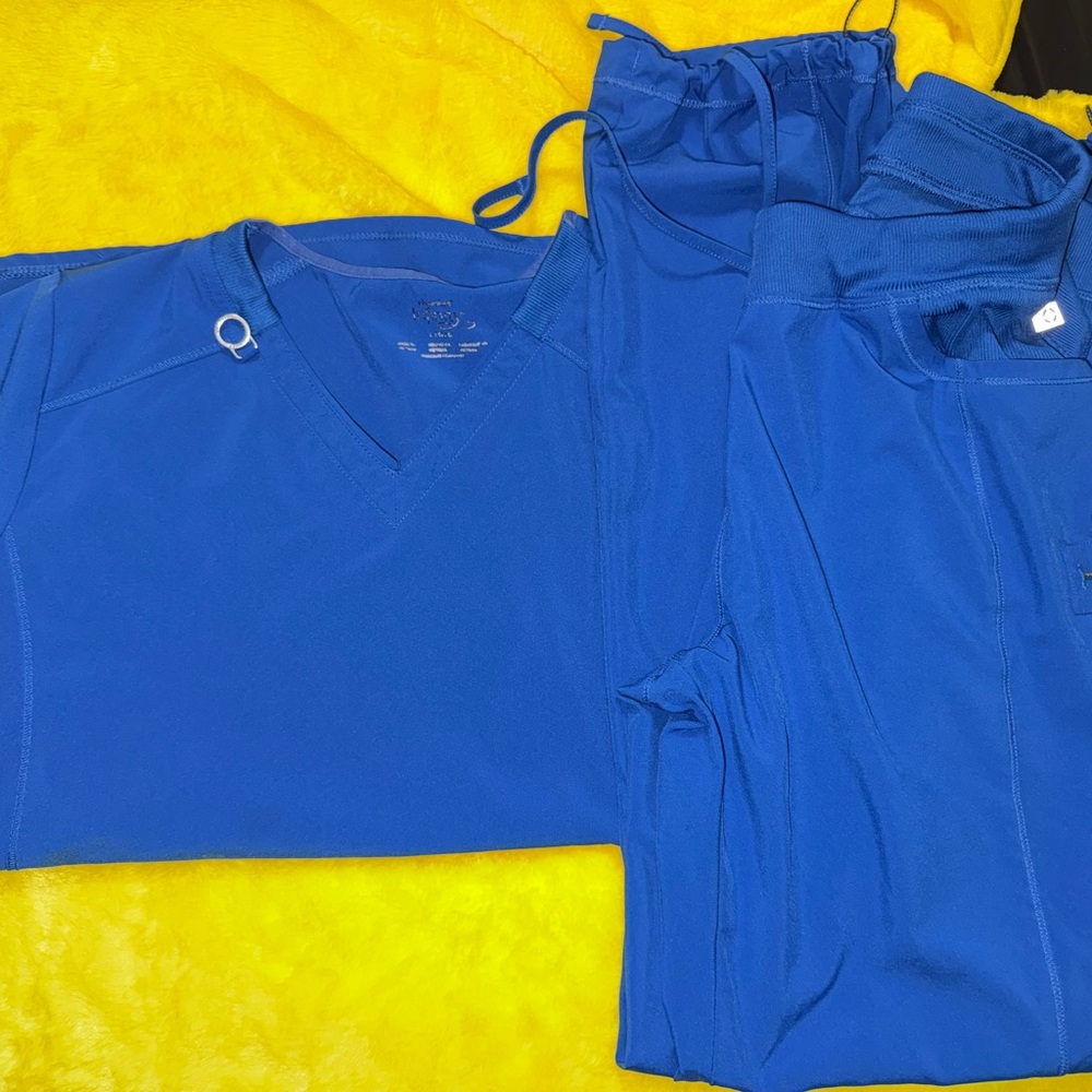 Blue Scrub Set